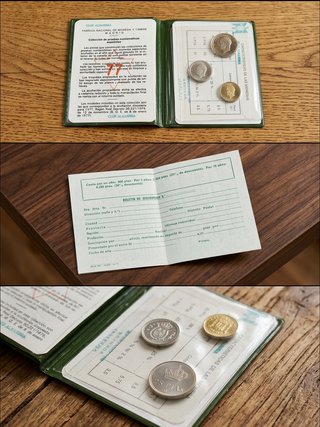 Cartilla Numismática Monedas Juan Carlos I