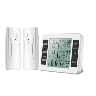 Termómetro de Frigorífico Brifit 2 Sensores Alarma