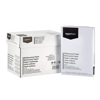 Papel A4 Amazon Basics 80g/m² 2500 Hojas