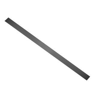 Tira de Acero Inoxidable Adhesiva Negra 76x3,8 cm