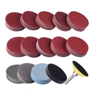 Discos de Lijado 50mm SIQUK 130 Uds Grano 60-3000