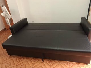 Sofá cama 3 plazas IKEA negro