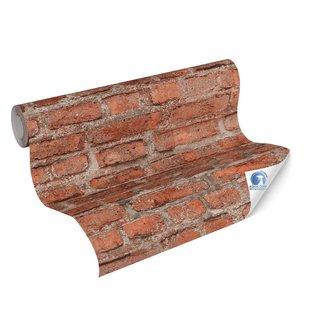 Papel Pintado Ladrillo Rojo Marrón A.S. Création