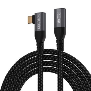 HOTUTUKI Alargador USB‑C 2m 90° 40Gbps 240W 8K