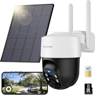WOLFANG WT06 cámara 4G Exterior solar 2.5K SD 32GB