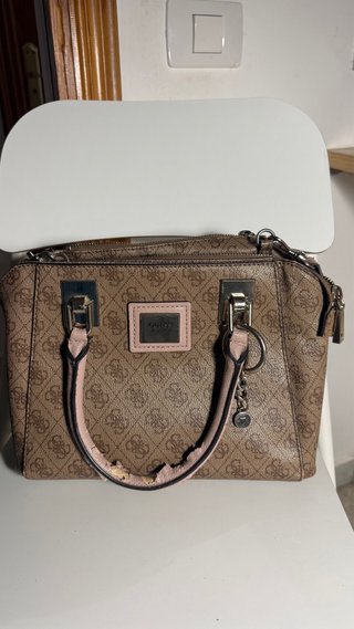 Bolso Guess Marrón y Rosa