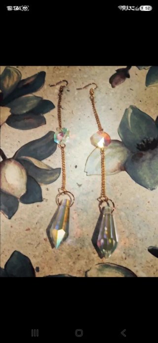 Pendientes Largos con Colgante