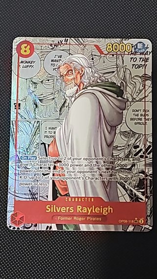 Carta TCG One Piece Silvers Rayleigh Manga