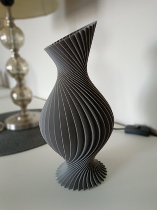 Vaso Decorativo Moderno 24cm – Design d'arredo PLA