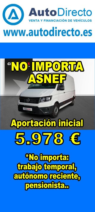 VOLKSWAGEN CRAFTER FURGON 2.0 TDI 140CV BM L3H2