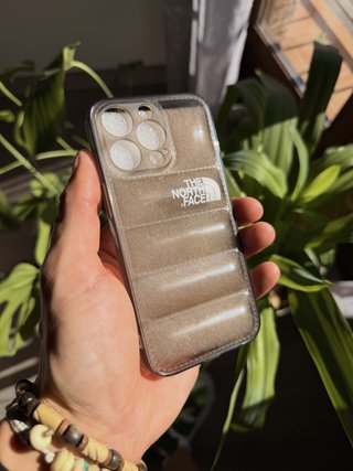 Custodia iPhone The North Face trasparente scura