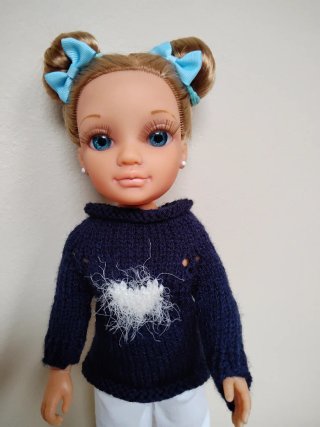 Muñeca Nancy con Jersey Azul