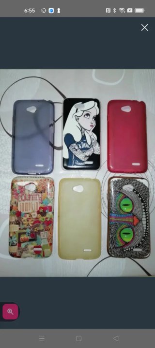 Lote de 6 Fundas para LG K65