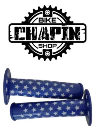 Puños BMX star azules