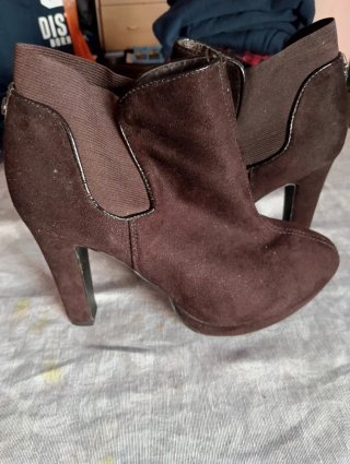 Botines Marrón de Tacón Alto