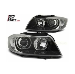 Faros Angel Eyes para BMW E90 Look Xenon