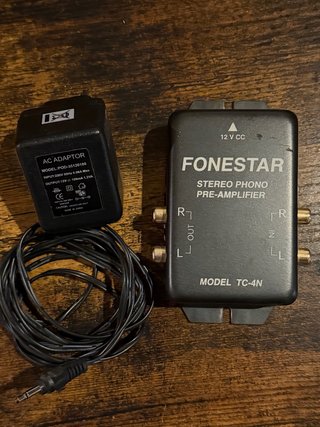Preamplificador Fonestar Tocadiscos vintage vinilo