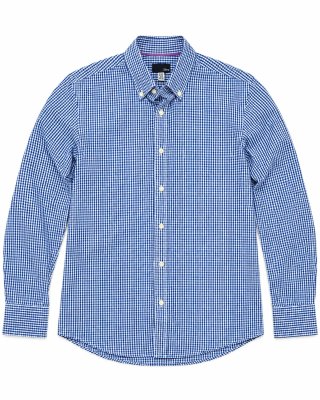 Camisa de cuadros azul Sfera