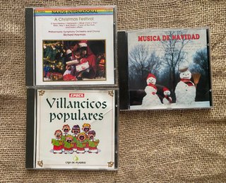 Lote 3 cd’s música villancicos canciones navideñas