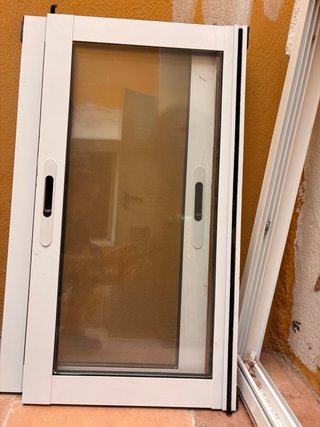 Ventana Corredera Blanca 80x80 cm