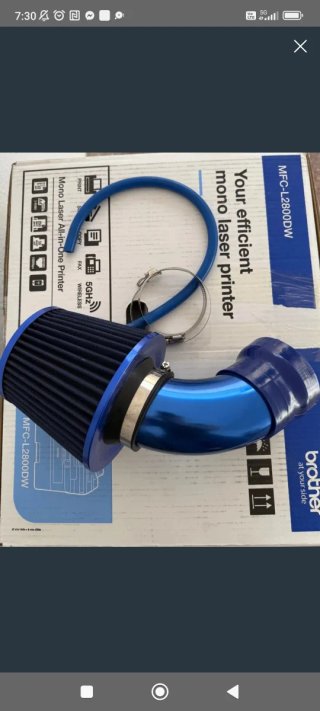 Filtro de Potencia para Coche Azul