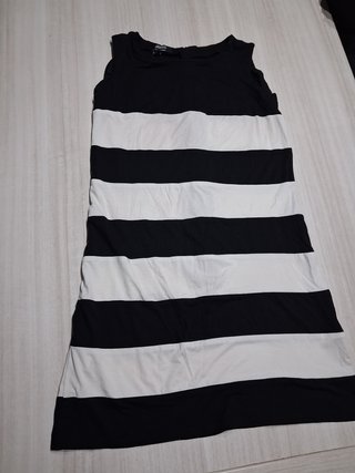 Vestido rayas BLANCO