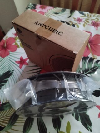 Filamento 1kg PLA Negro Anycubic