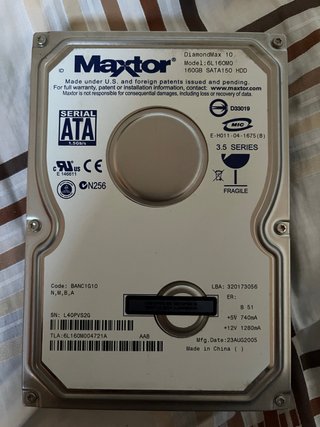 Hard Disk Maxtor DiamondMax 10 160GB