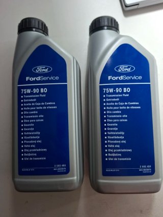2 Botellas Aceite Caja Cambios Ford 75W-90 BO