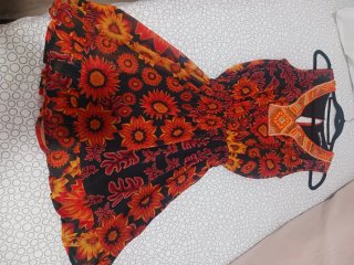 Vestido Desigual Estampado Flores