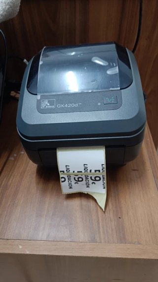 Impresora térmica Zebra GK420d