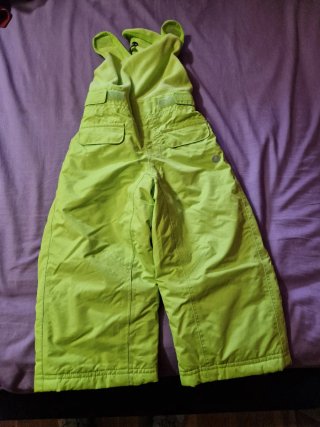 Pantalón de esquí para niña verde talla 4
