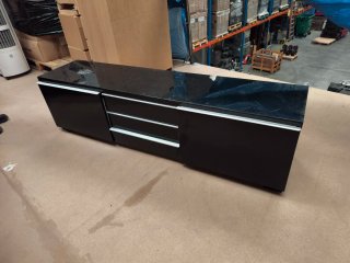 Mueble para TV Negro con Cajones