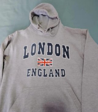 Sudadera Gris London England Talla S