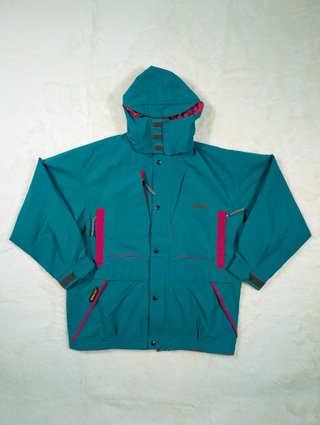 Bailo Chaqueta Gore Tex Vintage Verde Rosa Outdoor