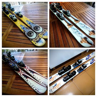 SNOWBLADES 120cm. ESQUIS CORTOS. BIG FOOT.