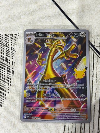 Carta Pokémon Gholdengo 142/128 30 Aniversario