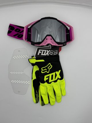 Gafas 100% y Guantes Fox Nuevos 515