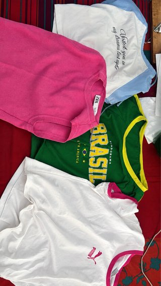Lote de 4 Camisetas Cortas