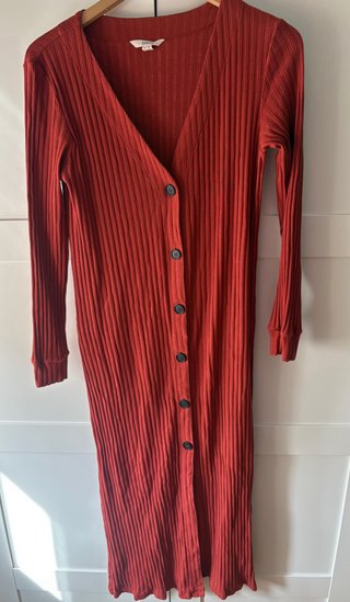 Vestido largo Slowlove rojo Talla M