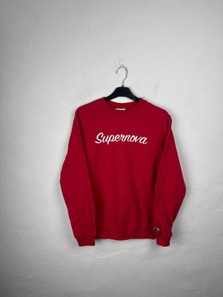 Champion Kids Red Crewneck Sweatshirt Size L Like