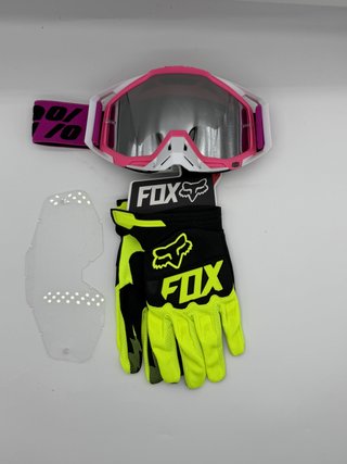 Gafas 100% y Guantes Fox Nuevos 516