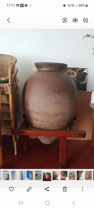 Tinaja de Barro Antigua S.XIX