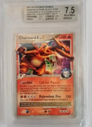 Charizard G LV.X DP45 BGS 7.5 (POP 31)