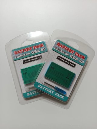 2 Baterías De Recambio Para La Game Boy Advance SP