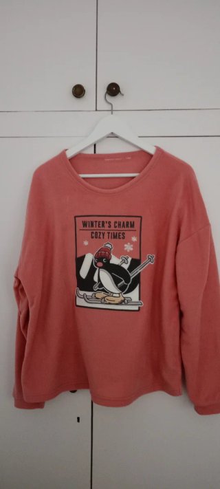 Sudadera Polar con Estampado