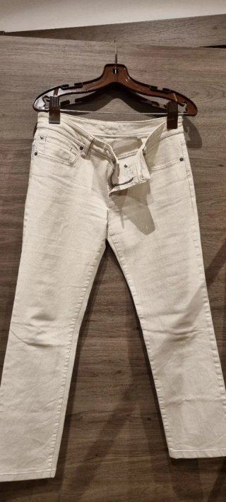 Pantalón Vaquero Blanco Armani