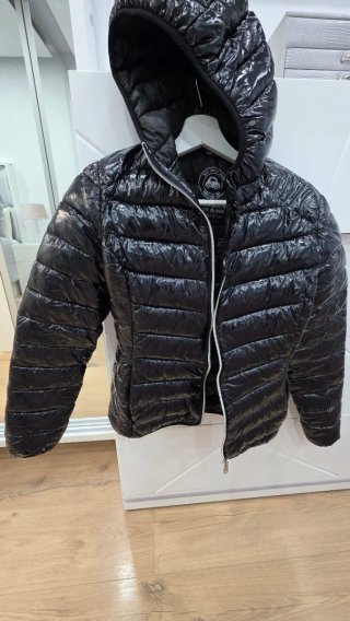 Chaqueta Plumífero Negro Acolchado BIB