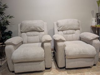 2 Sillones Reclinables 150°