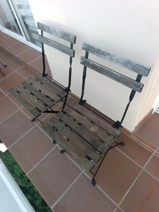 Set de 2 Sillas Plegables de Exterior